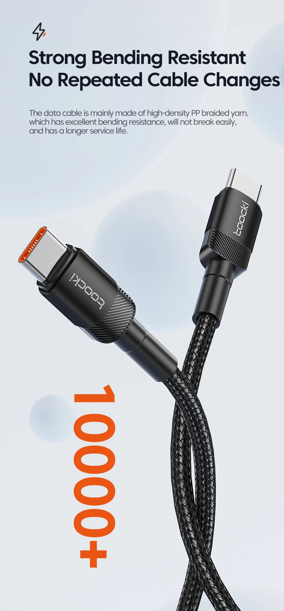 Smart Fast-Charge USB-C Cable with E-Marker Chip