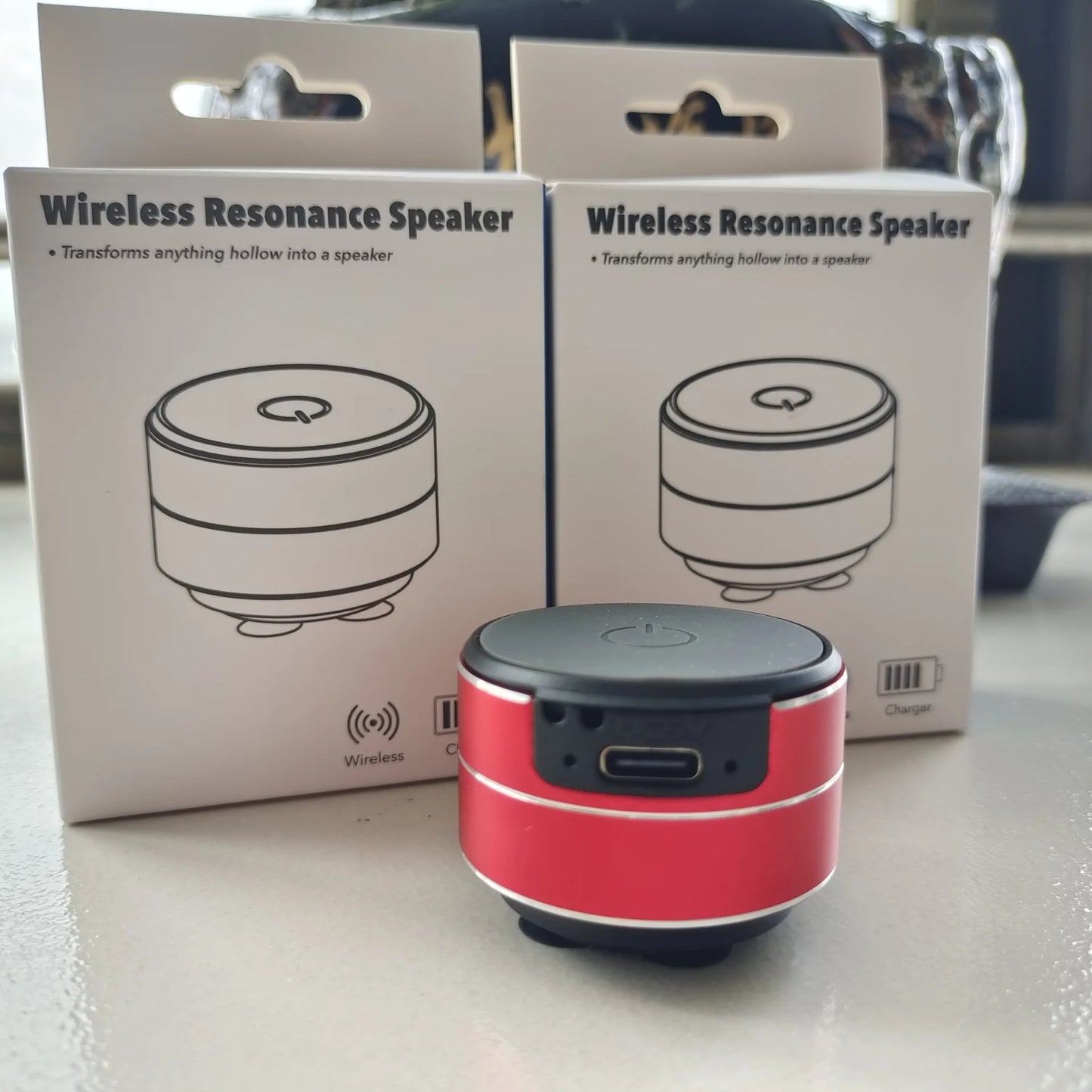 Mini Bone Conduction Stereo Bluetooth Speakers - Portable