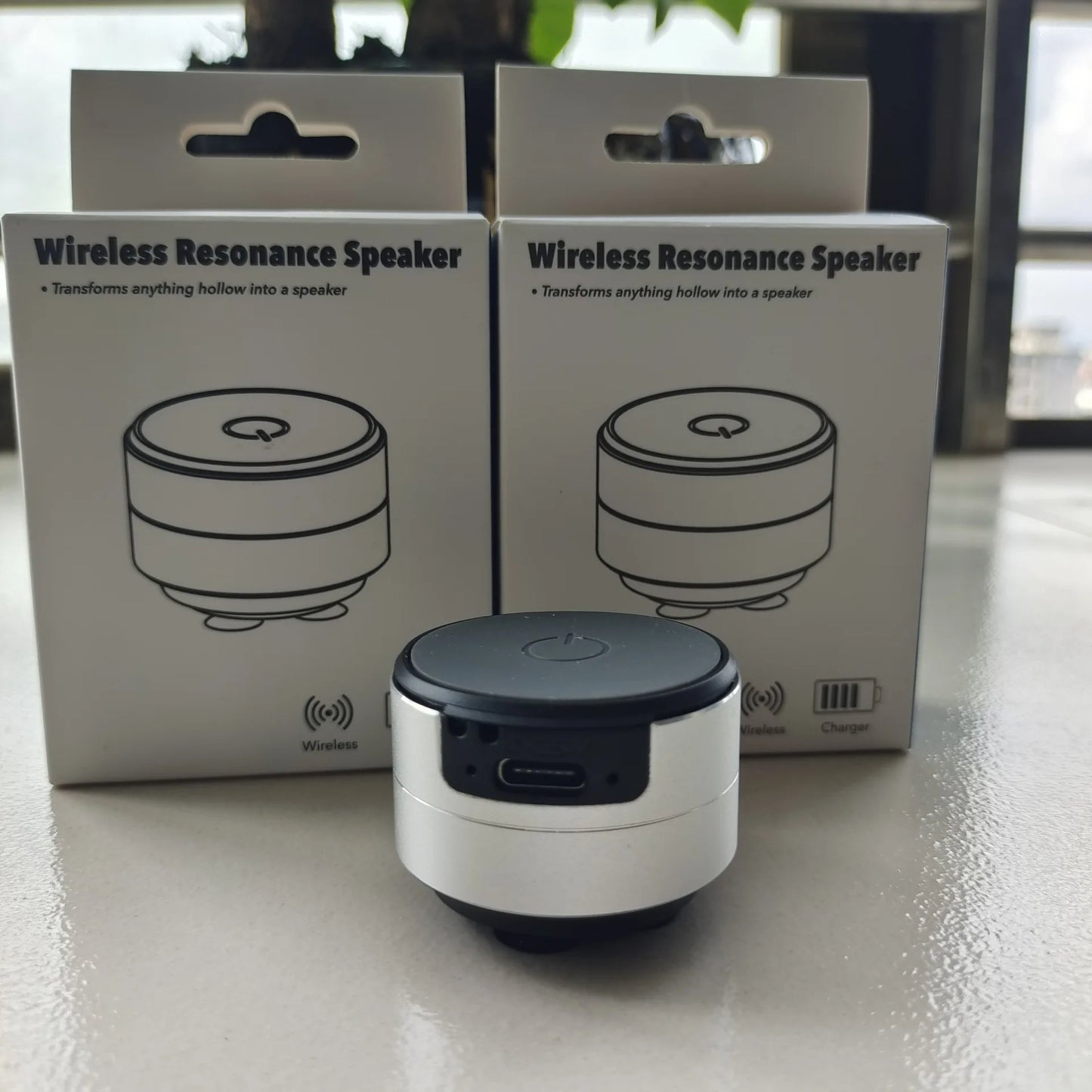 Mini Bone Conduction Stereo Bluetooth Speakers - Portable