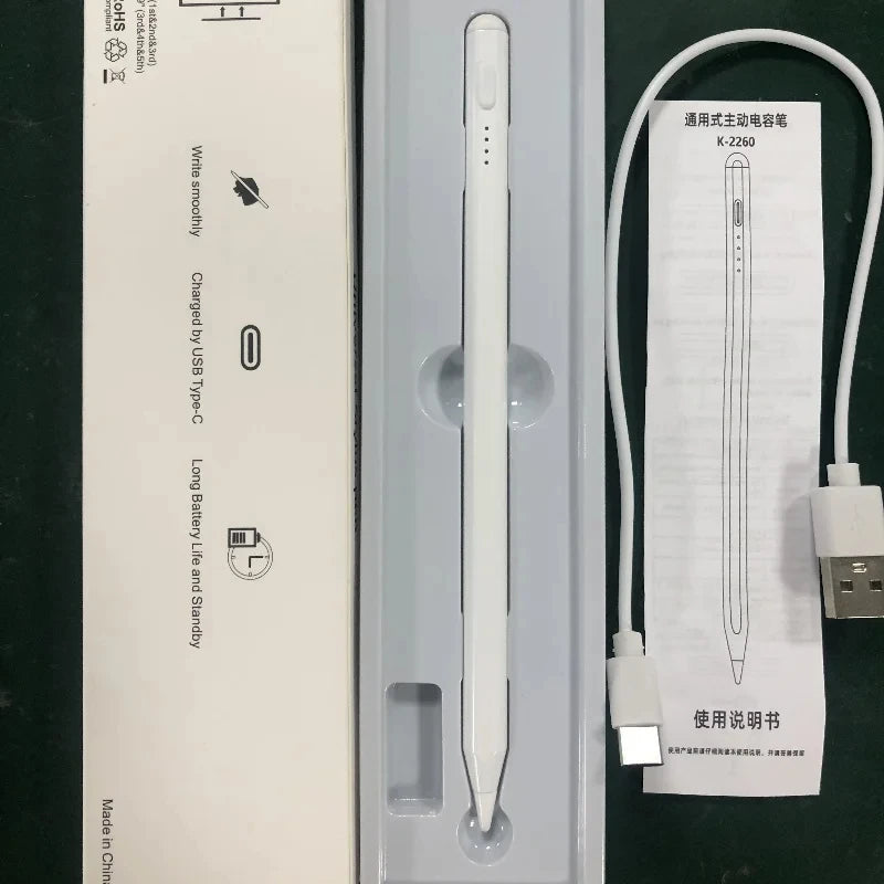 Universal Active Stylus Pen – USB-C Rechargeable