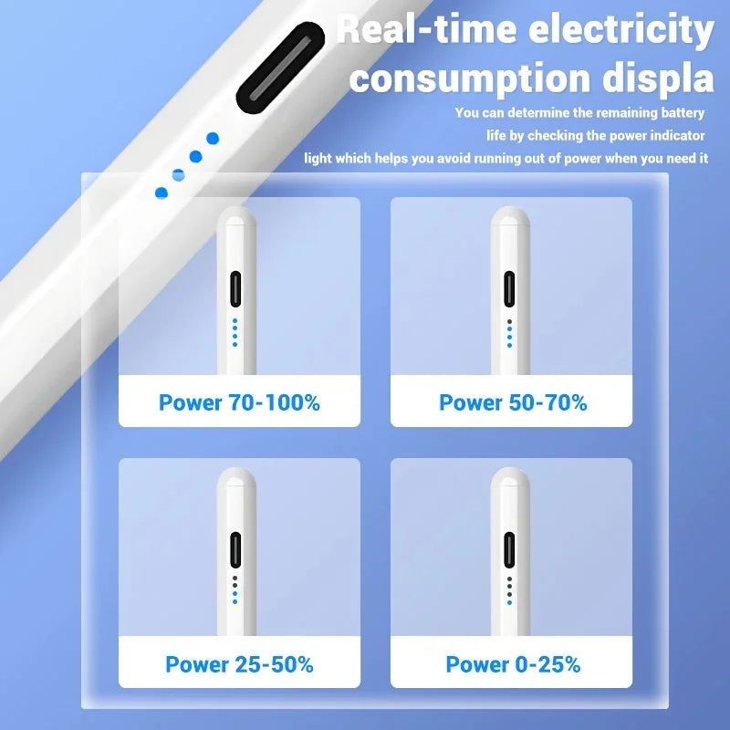 Universal Active Stylus Pen – USB-C Rechargeable
