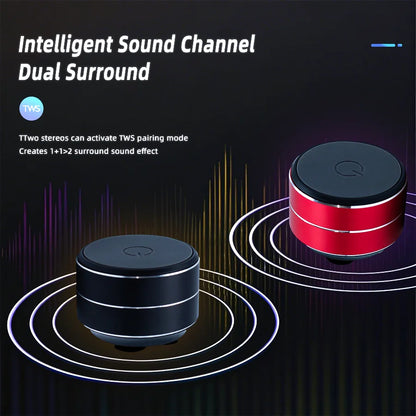 Mini Bone Conduction Stereo Bluetooth Speakers - Portable