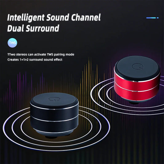 Mini Bone Conduction Stereo Bluetooth Speakers - Portable