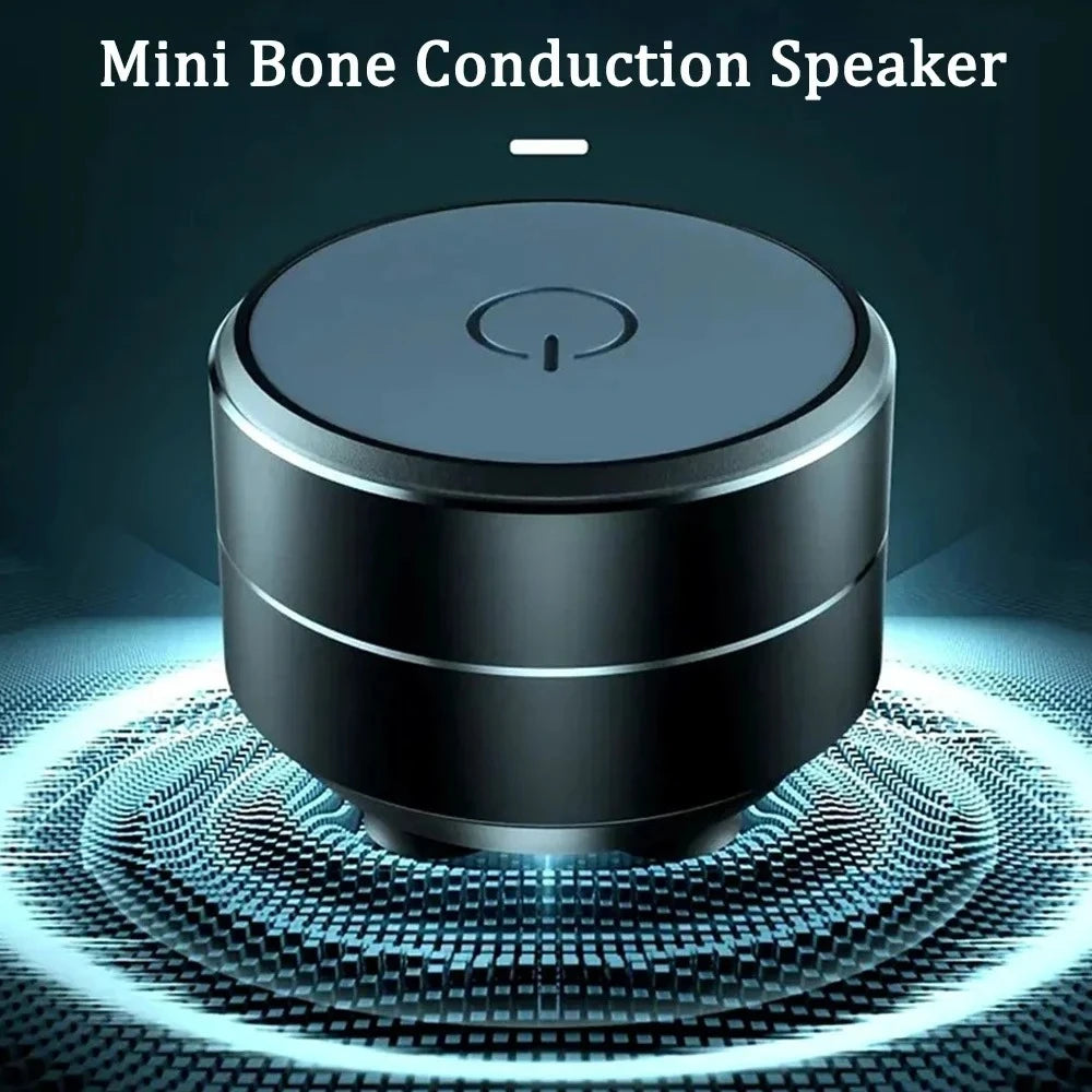 Mini Bone Conduction Stereo Bluetooth Speakers - Portable
