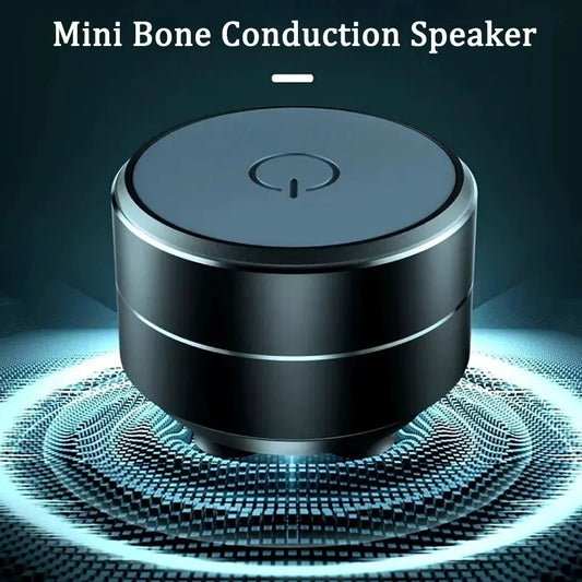Mini Bone Conduction Stereo Bluetooth Speakers - Portable