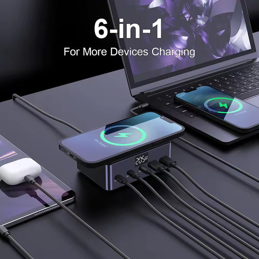 6 in 1 Desktop Charger Type-C