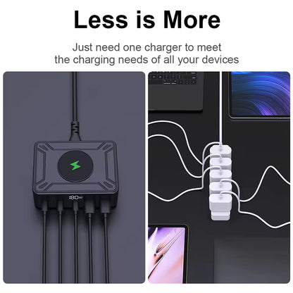 6 in 1 Desktop Charger Type-C